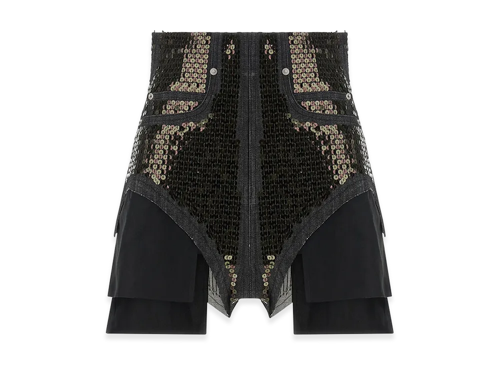 Rick Owens Women's Dirt Cuoffs' Shorts "Black"