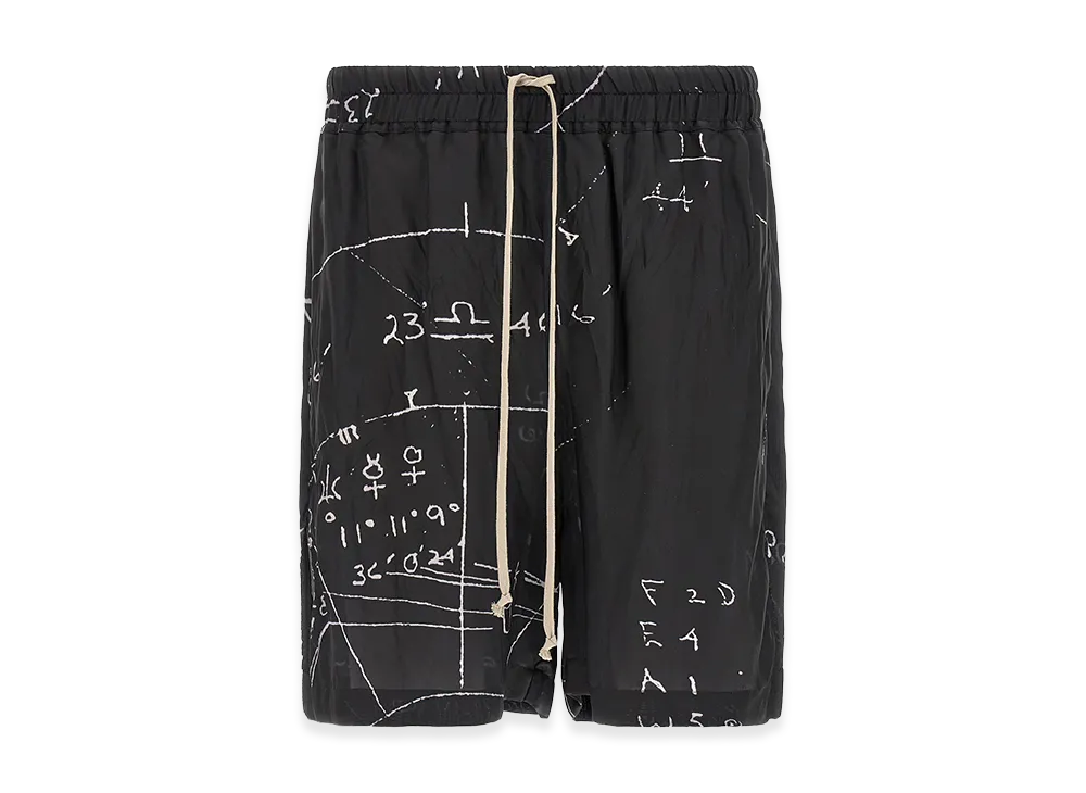 Rick Owens Boxers' Bermuda Shorts "White/Black"