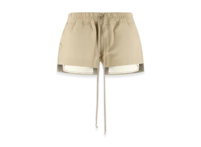 Rick Owens Women's Fog Boxers' Shorts "Beige"