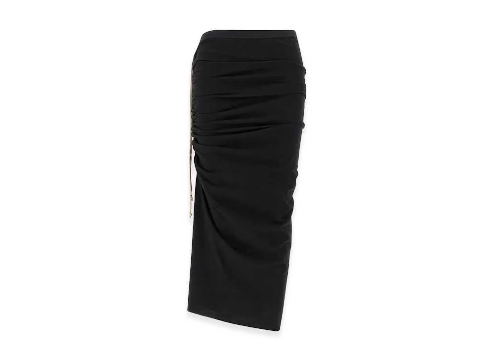 Rick Owens Women's Edfu Knee' Skirt "Black"