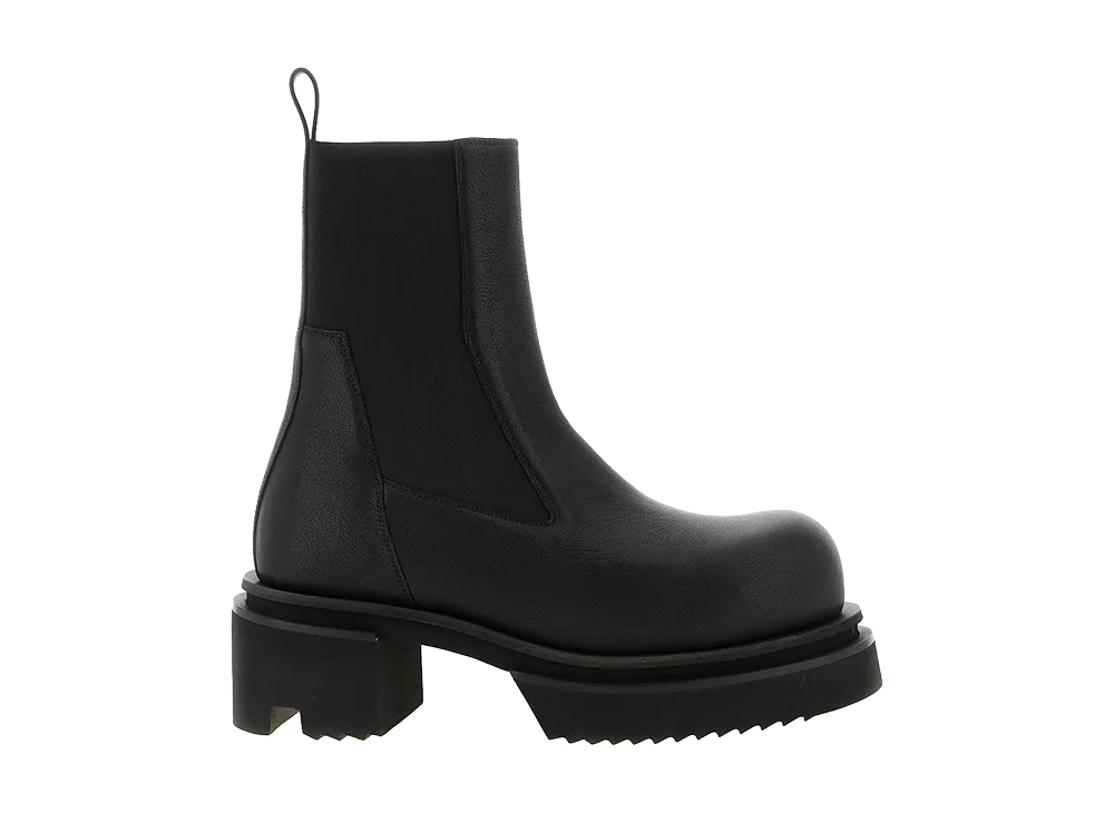 Rick Owens Beatle Bogun Ankle Boots "Black"