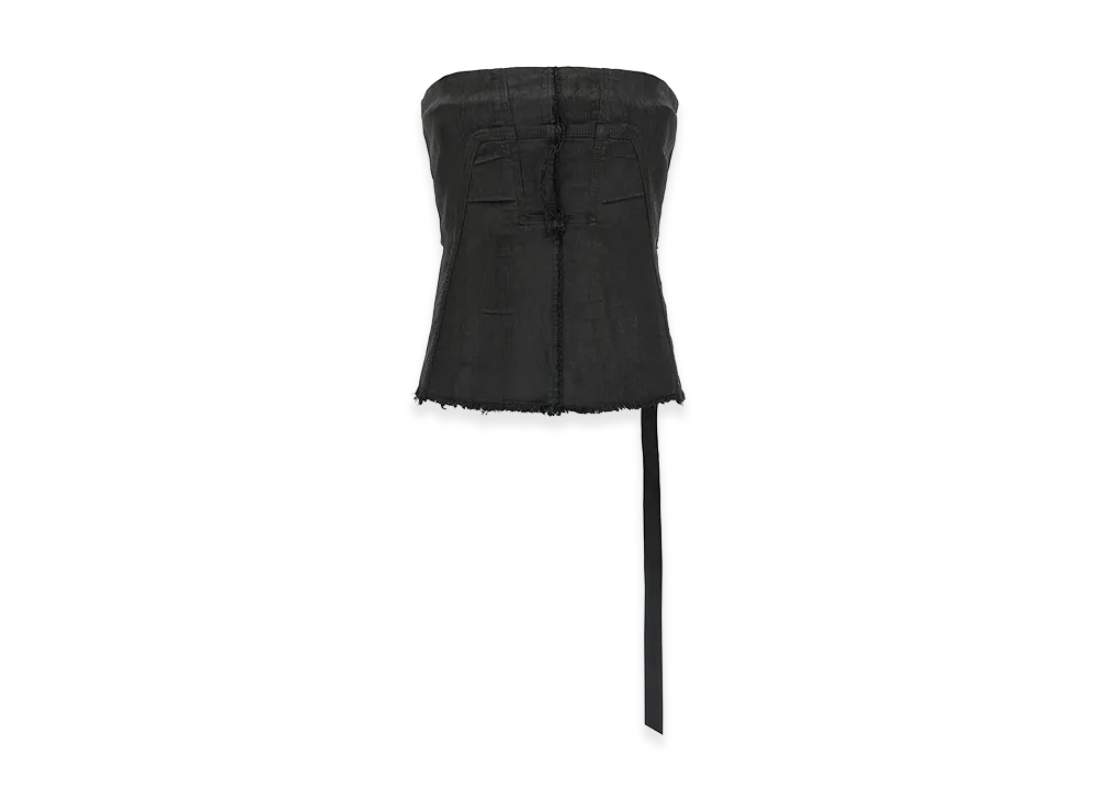 Rick Owens DRKSHDW Women's Bustier' Top "Black"