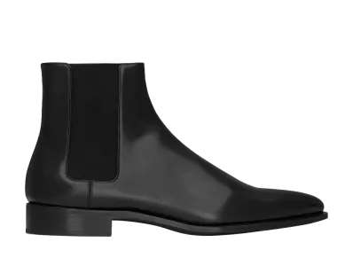 Saint Laurent Adrien Chelsea Boots In Box Saint Laurent Leather "Black"
