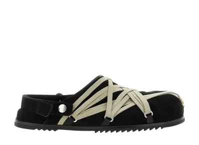 Rick Owens Megalace Mule Granola Sabots "Black"