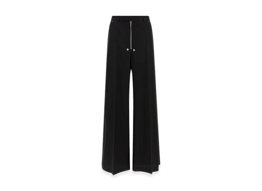 Rick Owens Women's Tailored Wide Belas' Pants "Black"