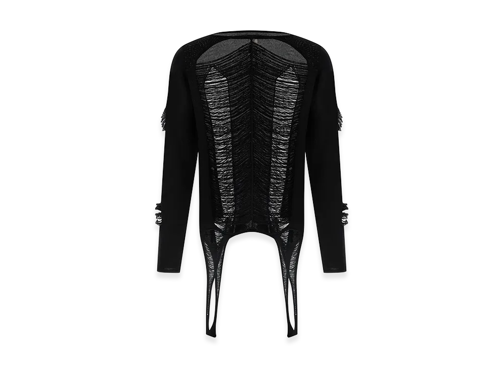 Rick Owens LS Top' Sweater "Black"
