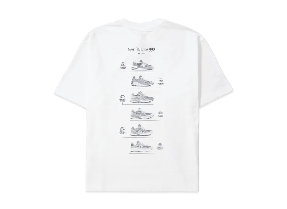 BEAMS x New Balance T-Shirt "White"