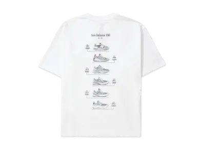 BEAMS x New Balance T-Shirt "White"