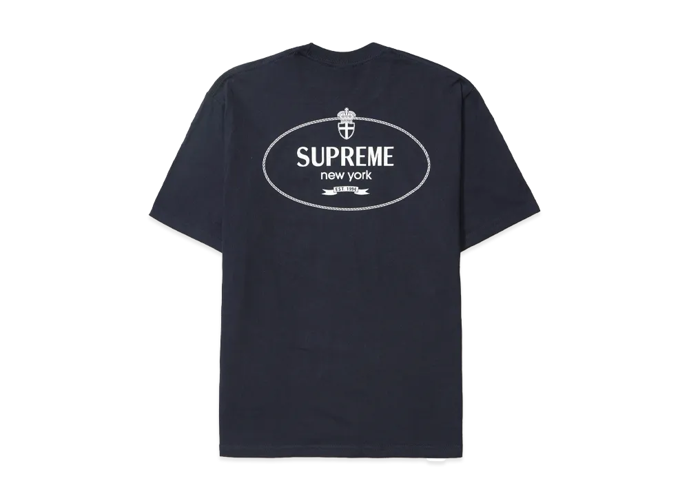 シュプリーム クレスト Tシャツ "ネイビー"