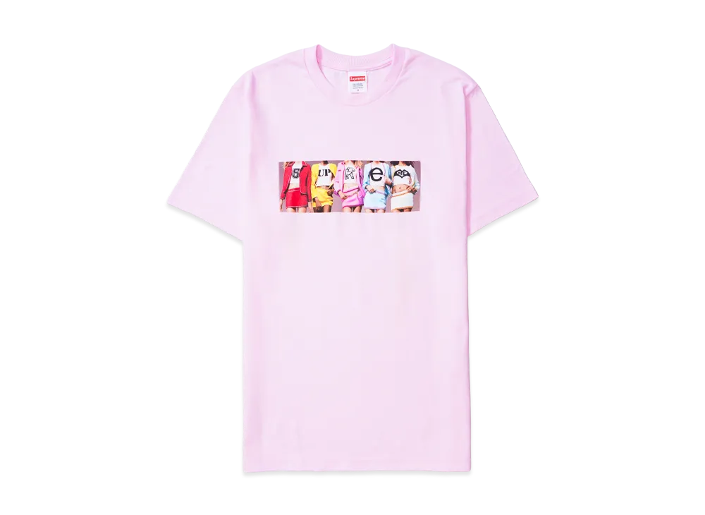 シュプリーム ガールズ Tシャツ "ライト ピンク"