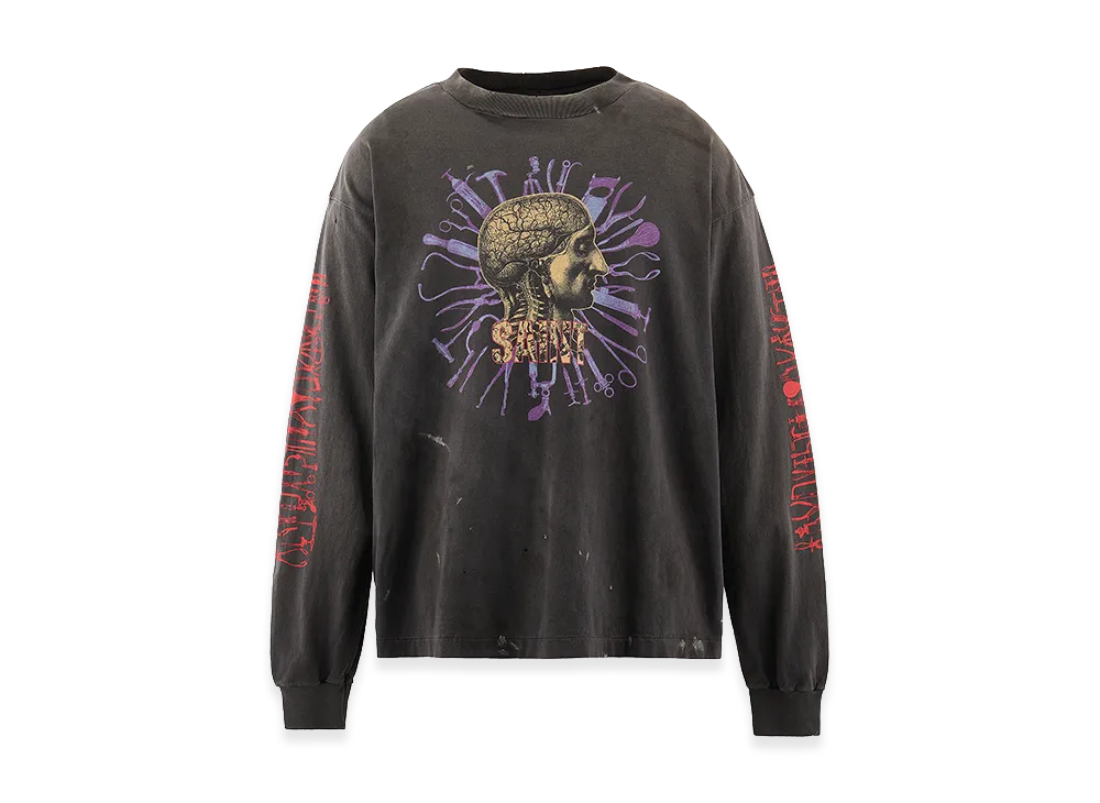 Saint Mxxxxxx LS T-Shirt Head "Black"