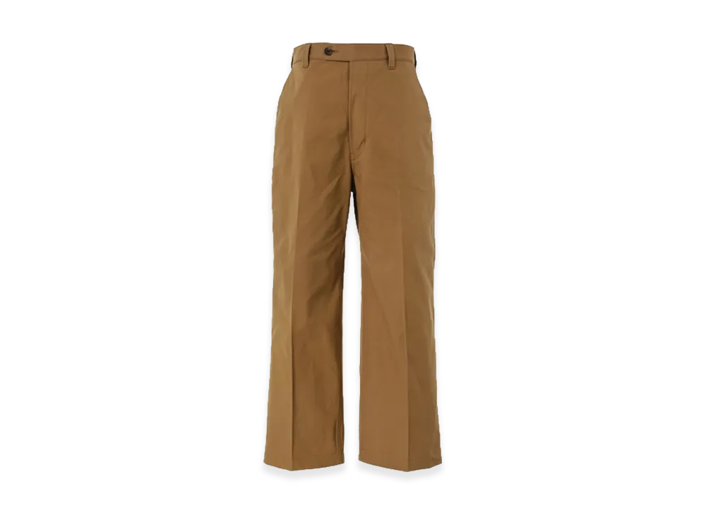 COMME des GARCONS HOMME Cotton Oxford Center Crease Pants "Brown"
