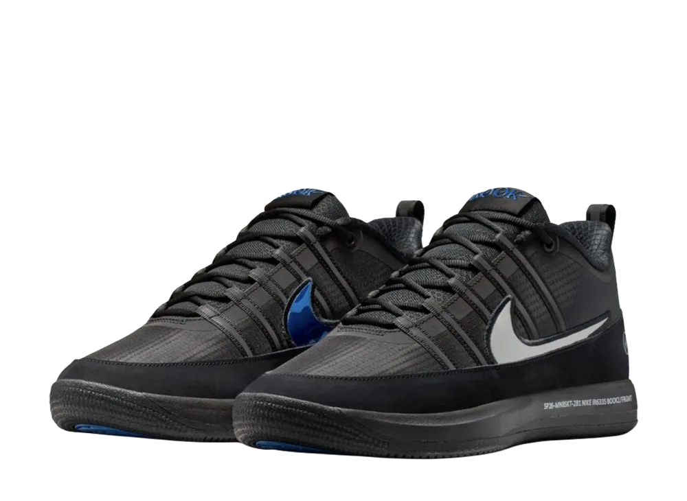 フラグメントデザイン × ナイキ ブック2 プレミアム "ブラック/スポーツロイヤル/メタリックシルバー"