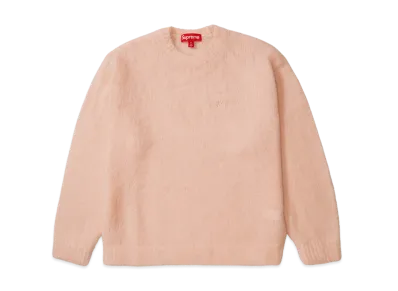 Supreme Brushed Mohair Sweater "Light Pink"