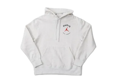 Jordan Paris Saint-Germain Fleece Pullover L/S Hoodie "Grey"