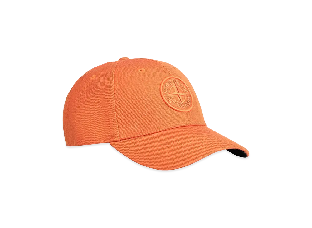 Stone Island Compass Logo Cap "Orange"