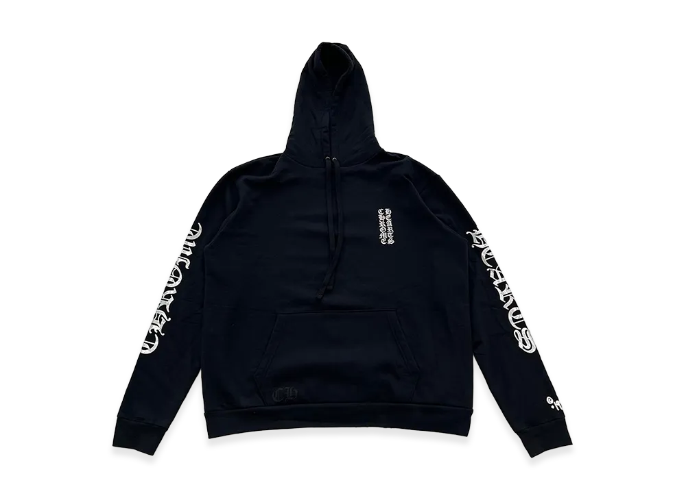 Chrome Hearts Silver Logo Hoodie "Black/Silver"