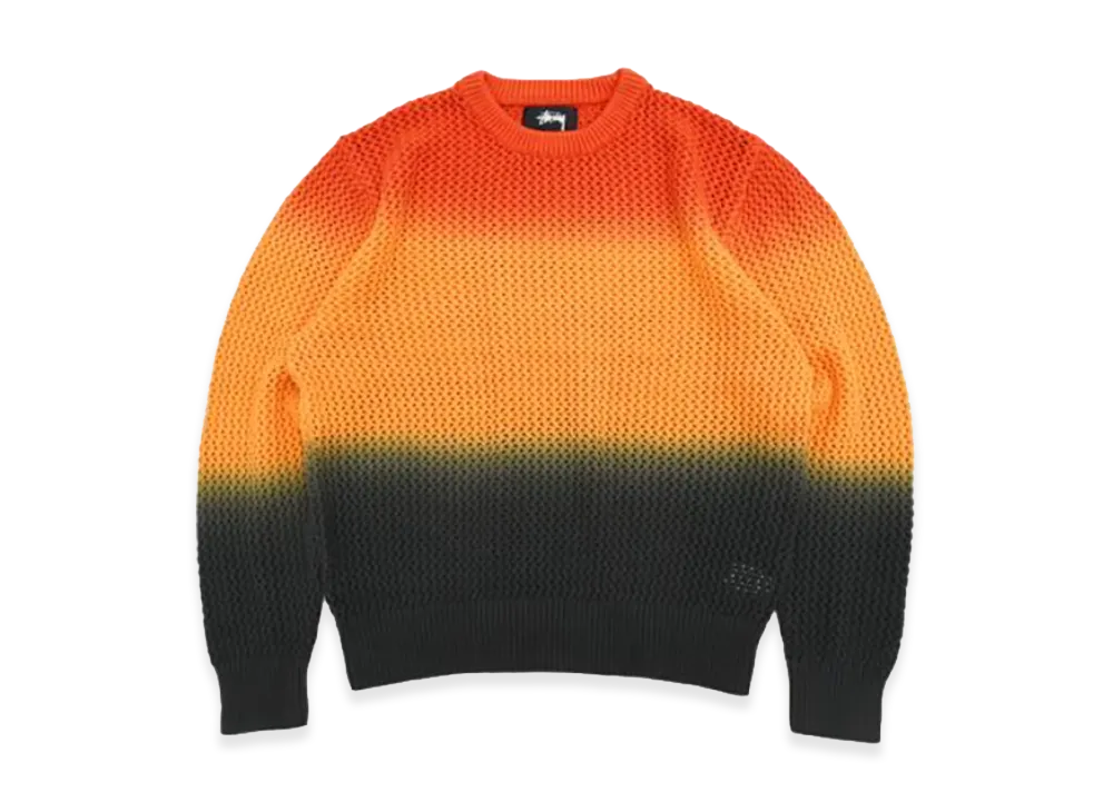 Stussy Pigment Dyed Loose Gauge 23AW "Black/Red"