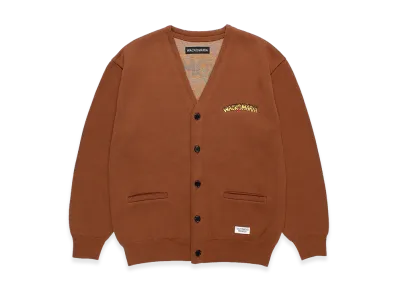 WACKO MARIA Tim Lehi / Jacquard Knit Cardigan "Brown"