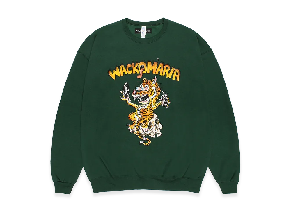 WACKO MARIA Tim Lehi / Sweat Shirt "Green"