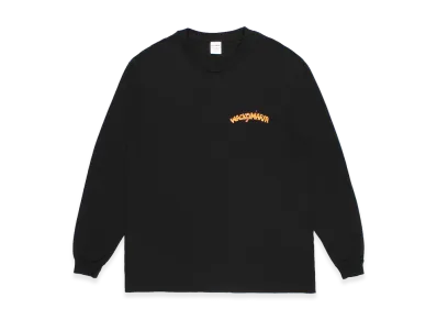 WACKO MARIA Tim Lehi / Washed Heavy Weight Long Sleeve T-Shirt "Black"