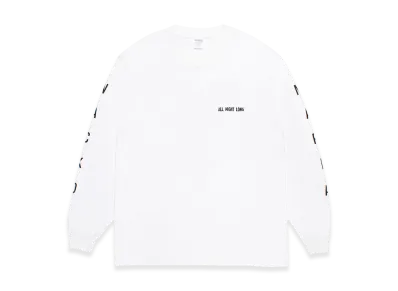 WACKO MARIA Washed Heavy Weight Long Sleeve T-Shirt "White"