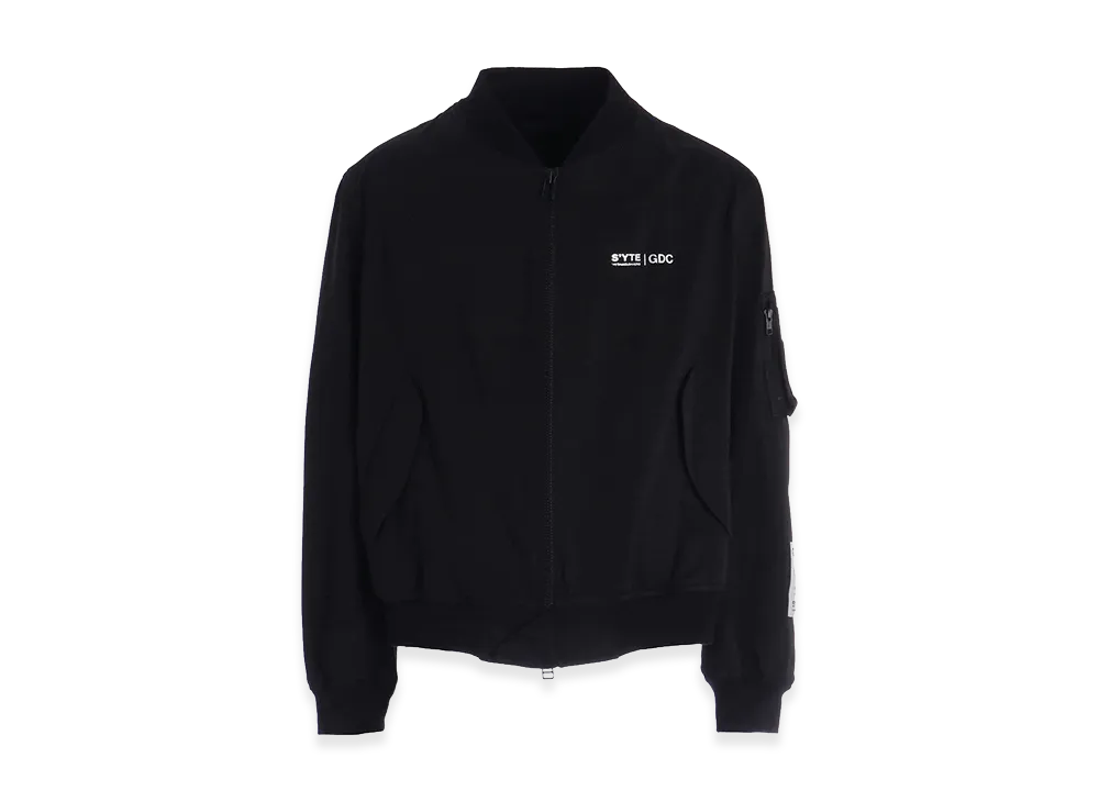 S'YTE x GDC Wepon Cloth Logo-Printed Bomber Jacket "Black"