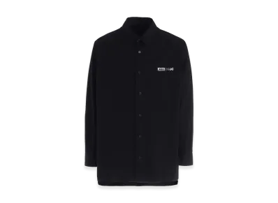 S'YTE x GDC Cotton Broad Logo-Printed Regular Collar Shirt "Black"