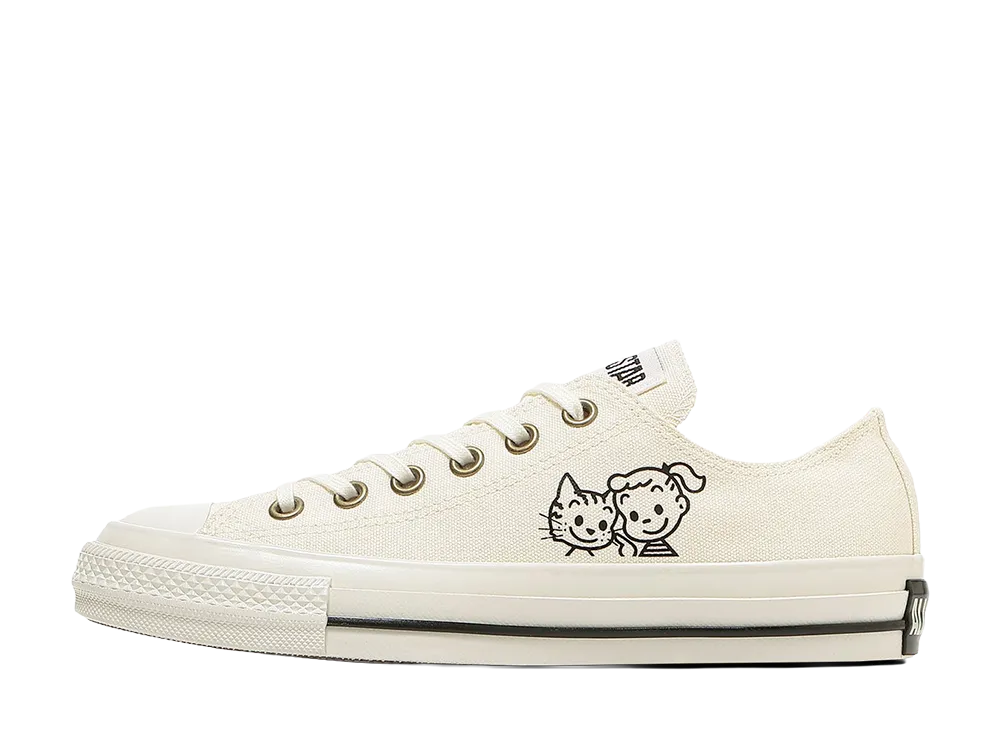 オサムグッズ × コンバース オールスター エイジド OX "ジル&キャット"