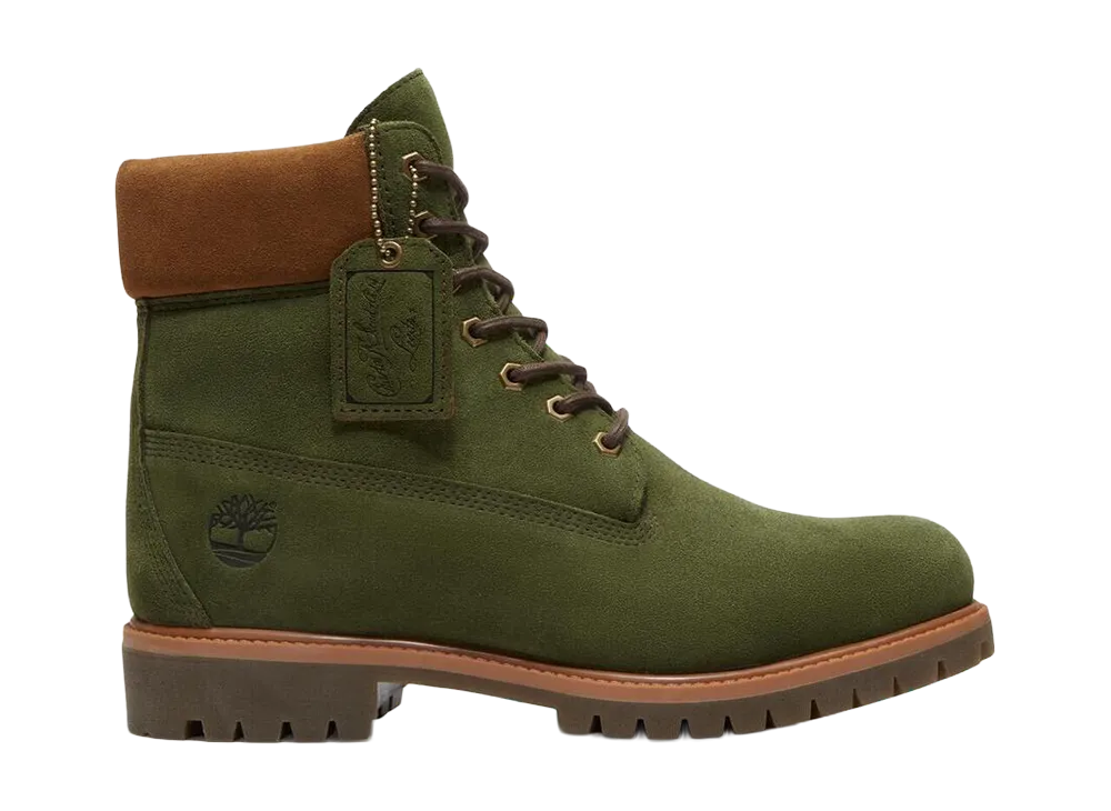 ティンバーランド プレミアム 6インチ ウォータープルーフ ブーツ "オリーブ"