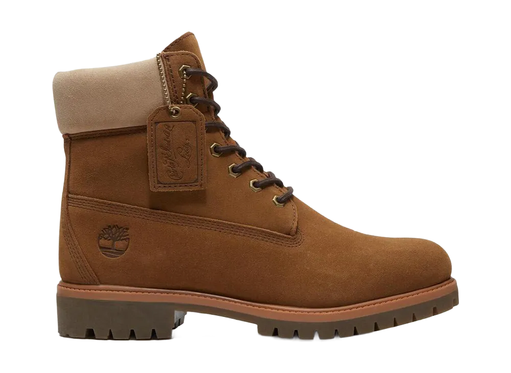 ティンバーランド プレミアム 6インチ ウォータープルーフ ブーツ "ミディアムブラウン"