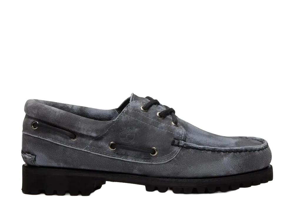 ティンバーランド スリーアイ ラグ ハンドソーン ボート シューズ "ライトグレー"