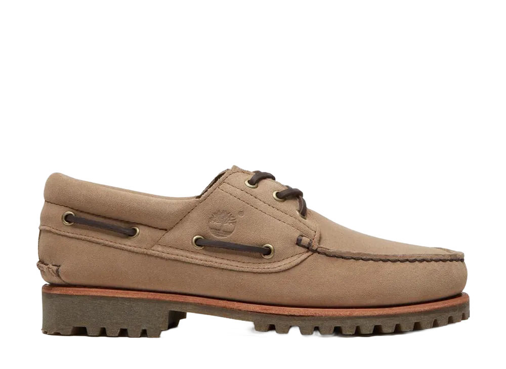 ティンバーランド スリーアイ ラグ ハンドソーン ボート シューズ "トープ"