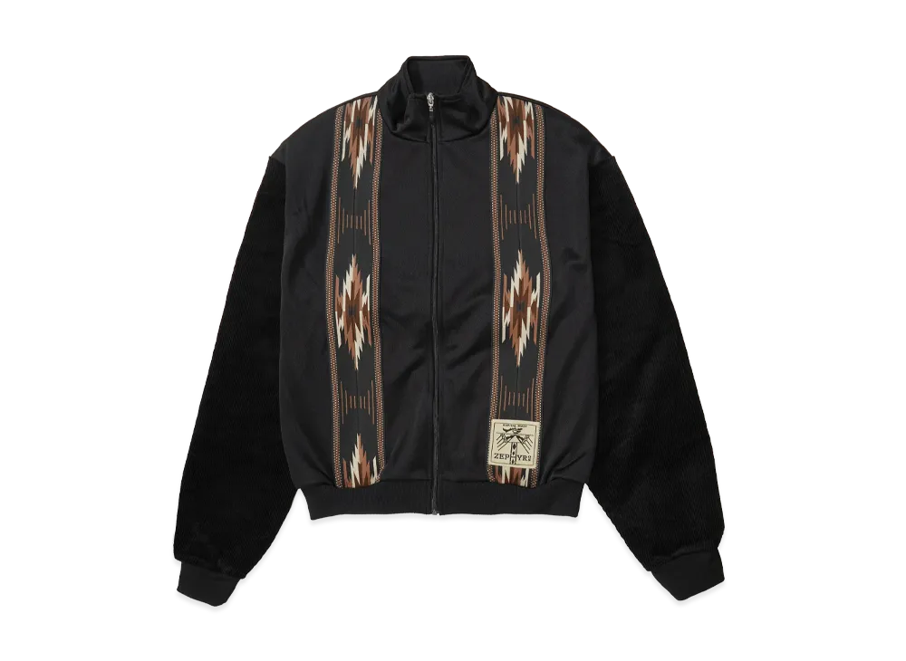 KAPITAL Smooth Jersey KOCHI & ZEPHYR Track JKT "Black"