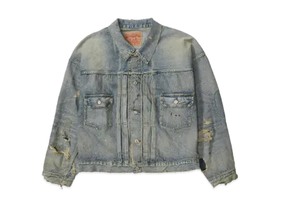 SAINT Mxxxxxx x BerBerJin Denim JKT Damage "Blue"