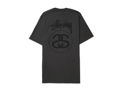 Stussy Stock Link Tee Pigment Dyed "Faded Black"