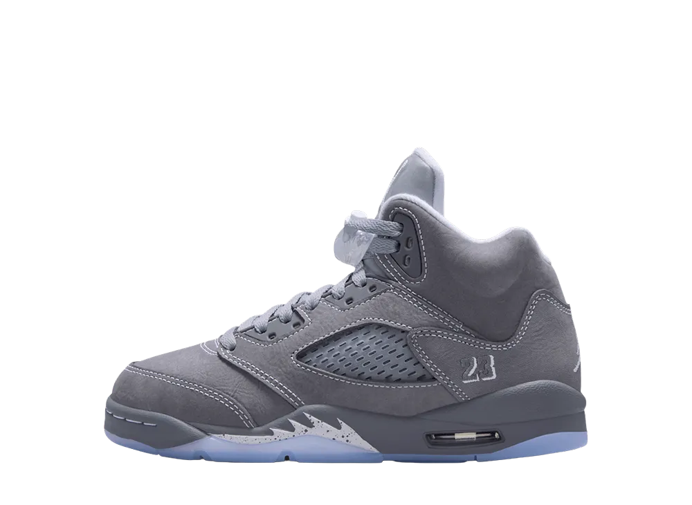 ナイキ GS エアジョーダン5 レトロ "ライトグラファイト/ウルフグレー" (2026) (キッズ)