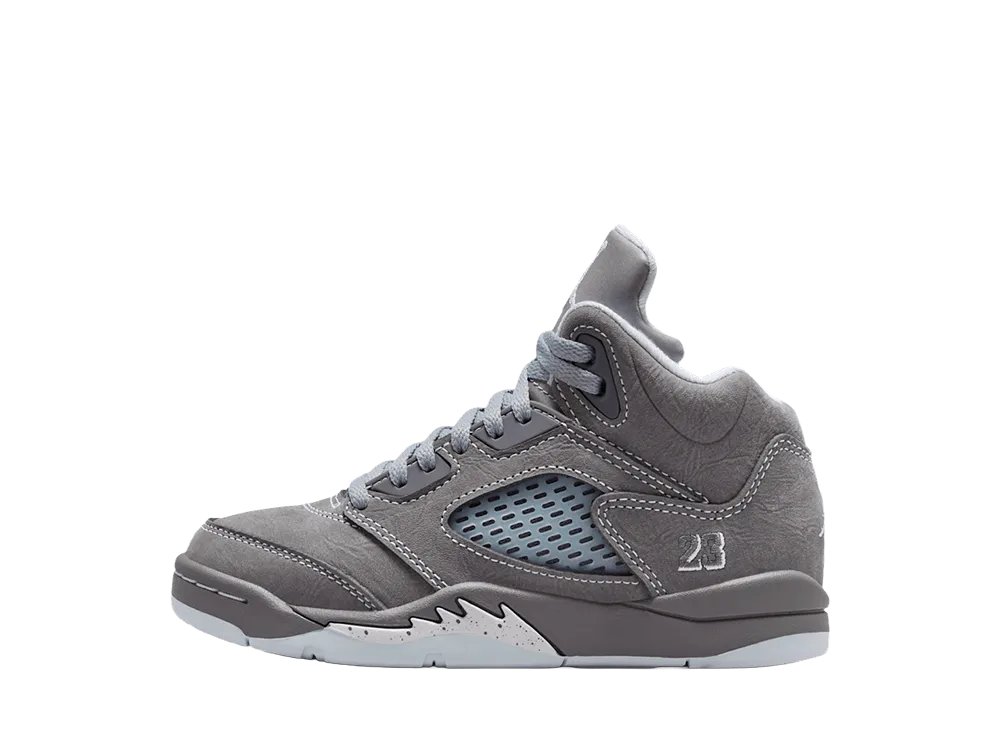 ナイキ PS エアジョーダン5 レトロ "ライトグラファイト/ウルフグレー" (キッズ)