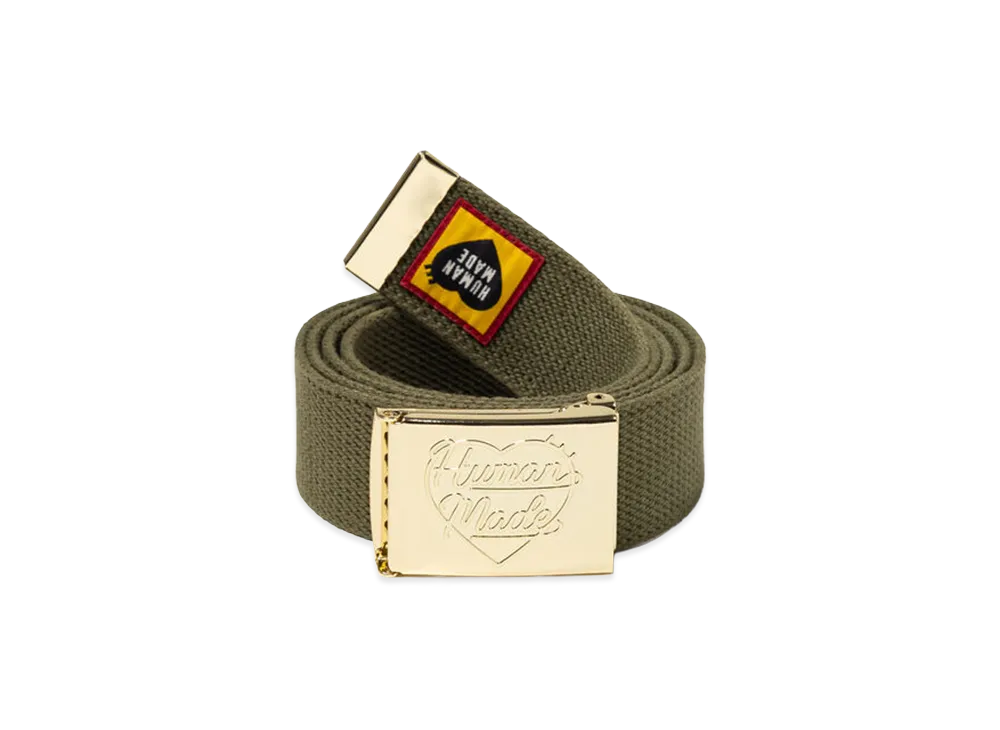 HUMAN MADE Leather Buckle Belt 