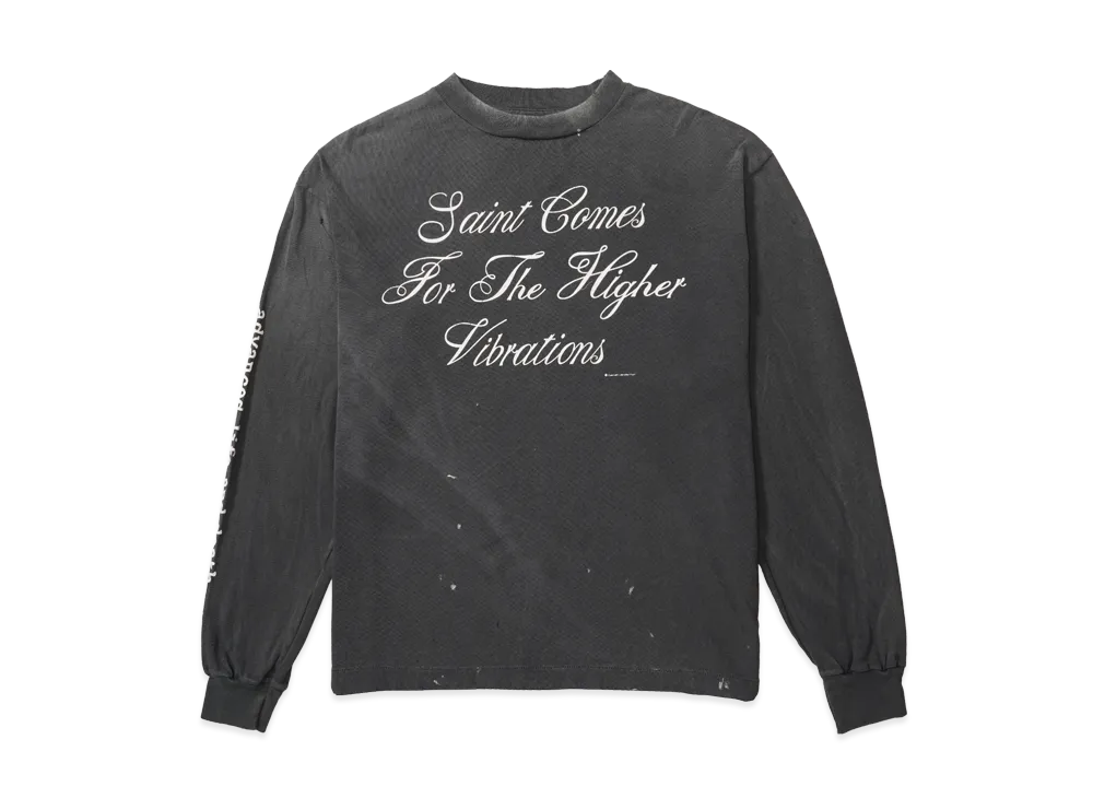 SAINT Mxxxxxx LS Tee Saint Comes "Black"