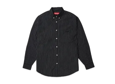 Supreme Pinstripe Shirt "Black"