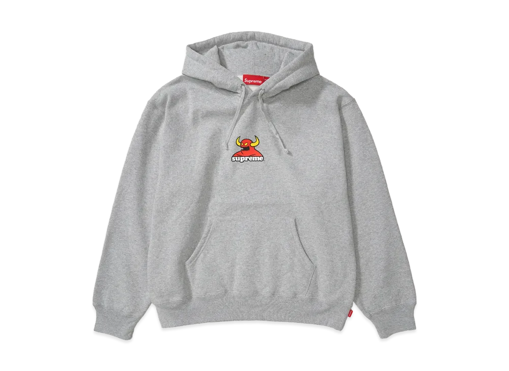 Supreme x Toy Machine Hooded Sweatshirt "Heather Grey"