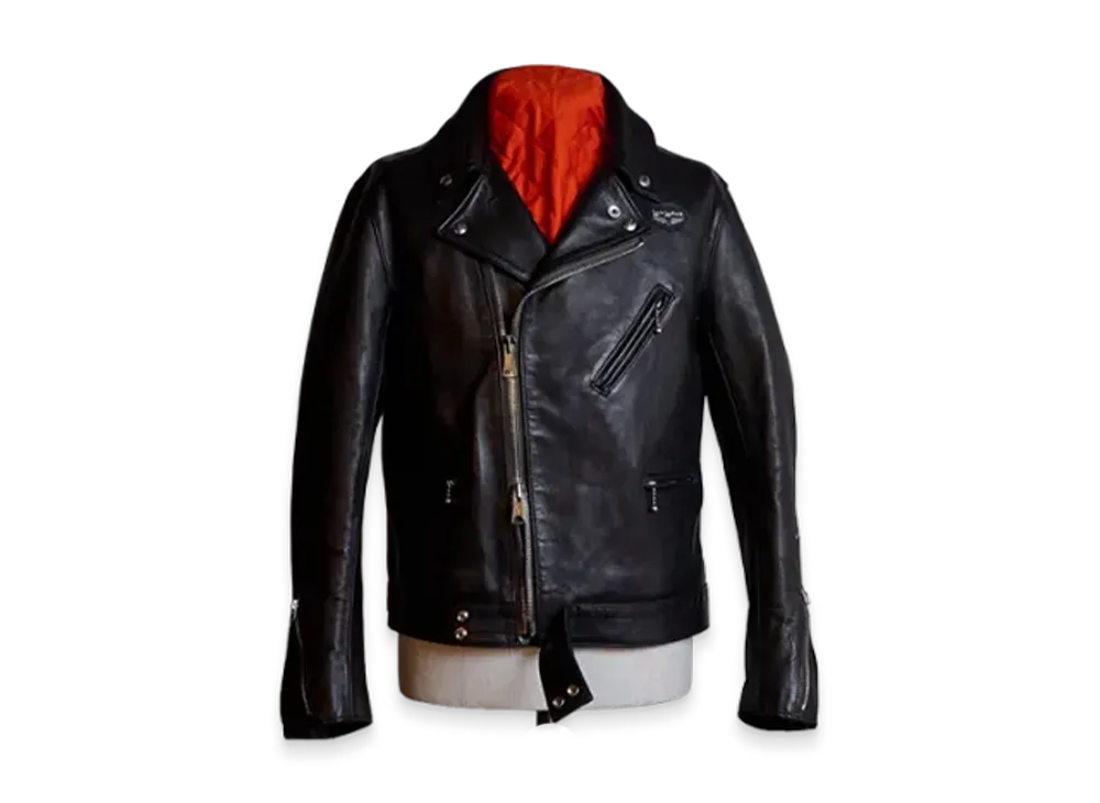 ポーター x ルイスレザーズ サイクロン レザージャケット "ブラック"