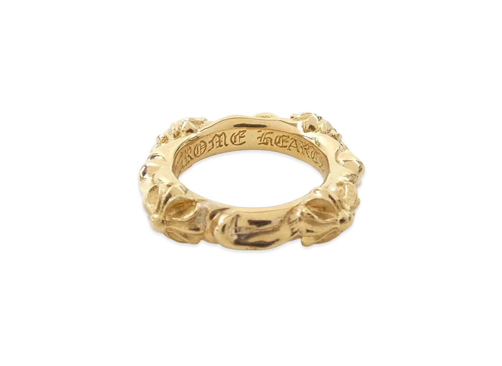 Chrome Hearts 22K SBT Band Ring "Gold"