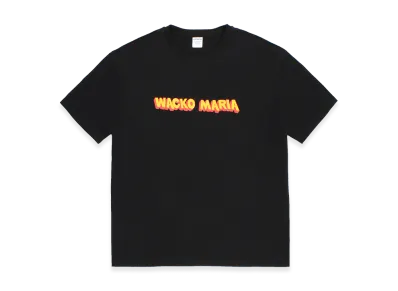 WACKO MARIA Washed Heavy Weight T-Shirt "Black"