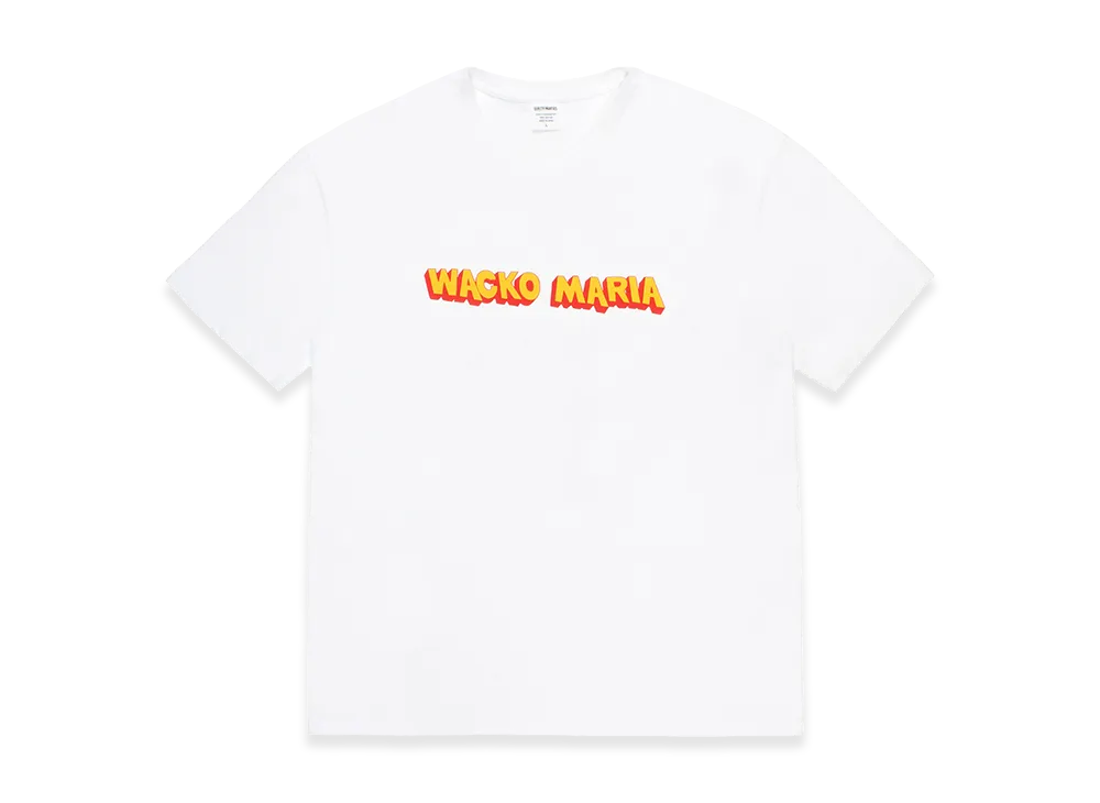 WACKO MARIA Washed Heavy Weight T-Shirt "White"