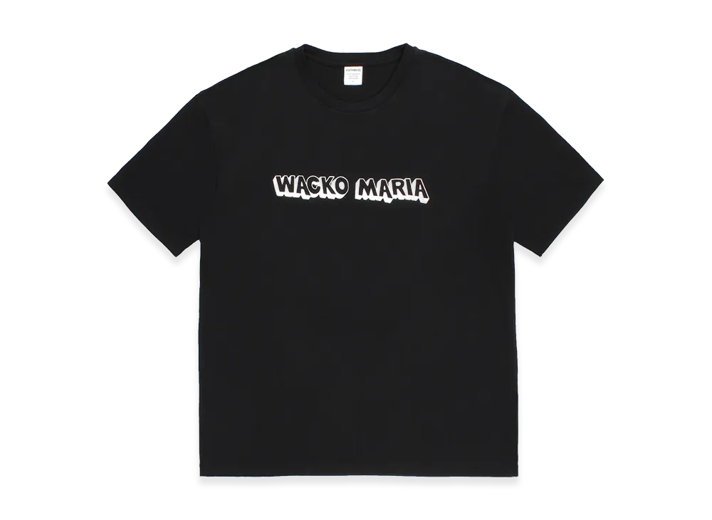 WACKO MARIA Washed Heavy Weight T-Shirt "Black"