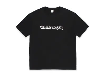 WACKO MARIA Washed Heavy Weight T-Shirt "Black"