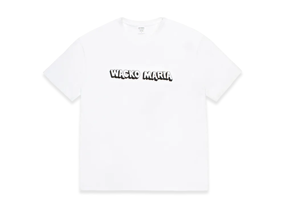 WACKO MARIA Washed Heavy Weight T-Shirt "White"