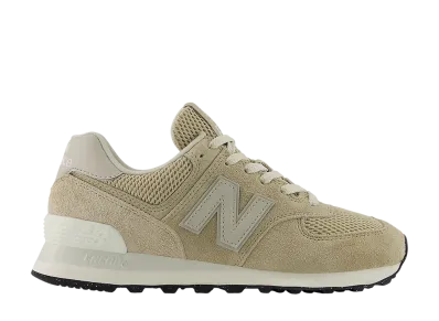 New Balance Women's 574 "Beige/NB White"